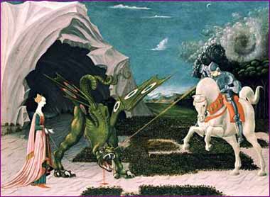 Uccello Saint Georges et le dragon